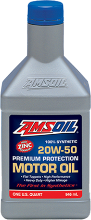 AMSOIL Premium Protection 20W-50 100% Synthetic Motor Oil