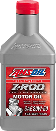 Z-ROD® 20W-50 100% Synthetic Motor Oil