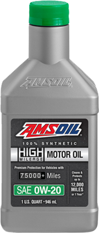 0W-20 100% Synthetic High-Mileage Motor Oil