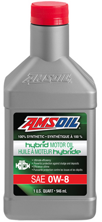 0W-8 100% Synthetic Hybrid Motor Oil